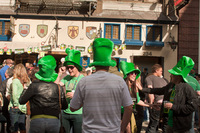St Patrick's Day on Front St in San Francisco