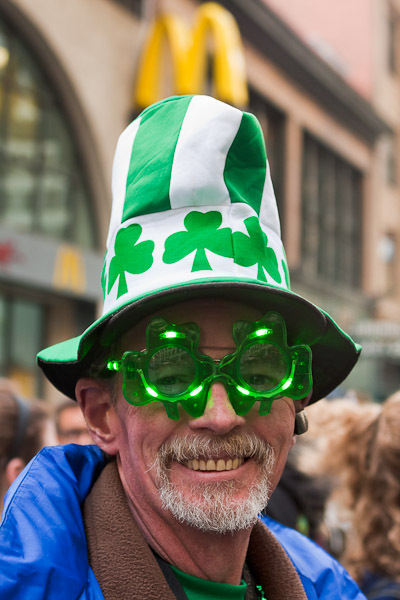 St Patrick's Day on Front St in San Francisco