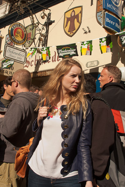St Patrick's Day on Front St in San Francisco