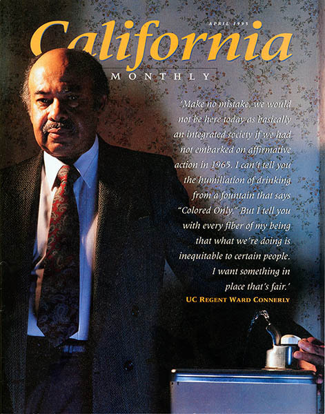 California Monthly cover, Ward Connerly