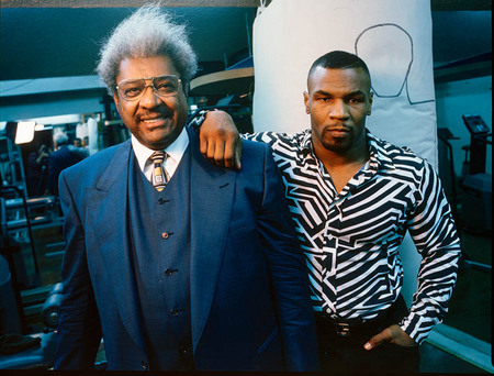Don King & Mike Tyson at Mikes house in LasVegas