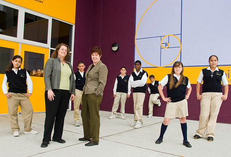 Sarah Berg & Alice Ray, Ripple Effects education software creators, for Businessweek