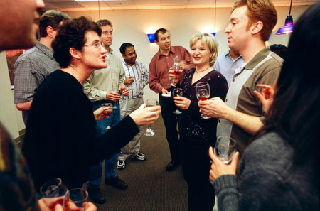 Wine tasting in the Icarian Cafe